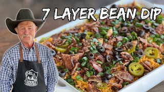 Hearty Bean Dip  7 Layers of Deliciousness [upl. by Abey]