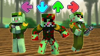 FNF Character Test  Gameplay VS Minecraft Animation  VS Flippy Happy Tree Friends [upl. by Natsrik]