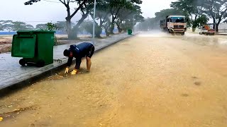 The Great Drain Escape Unclogging a Troublesome Storm Drain [upl. by Sharona974]