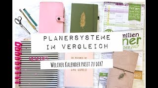 Planersysteme im Vergleich  TAG  Welcher Kalender passt zu Dir  deutsch  planenaufpapier [upl. by Fowle]