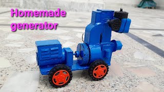 How to make Mini Generator  electric generator  science project  carboard generator  Tech Toyz [upl. by Ahseiyt]