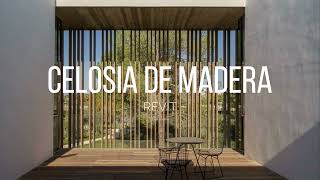 Celosia de Madera  Revit [upl. by Eelesor551]