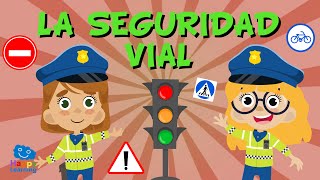 LA SEGURIDAD VIAL  Vídeos Educativos para Niños [upl. by Livingstone]