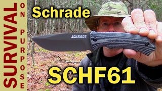 Schrade SCHF61 35 Survival Knife Review [upl. by Corette]