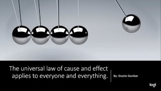 The universal law of cause and effect [upl. by Ilrak]