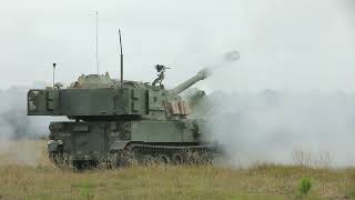 M109A6 Paladin ISO Spartan Density Training at Fort Stewart [upl. by Chobot]