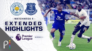 Leicester City v Everton  PREMIER LEAGUE HIGHLIGHTS  9212024  NBC Sports [upl. by Aynekat]