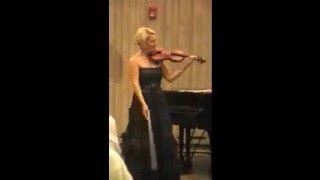 Heather Broadbent plays Danse Macabre for solo violin by Camille Saint Saens [upl. by Gere]