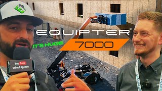 NEW Equipter 7000 Giant Boom Lift Trailer for Roofing [upl. by Samira]