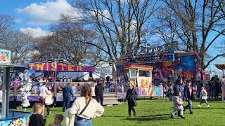 Abington Park £250 Easter Funfair Northampton 2023 [upl. by Atinus718]