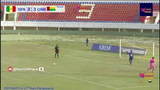 Senegal vs Guinea Bissau Live  WAFU U17 Boys ChampionshipAFCON Qualifier  SemiFinal 2nd Half [upl. by Martica210]