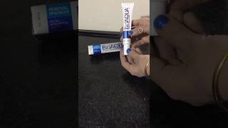 Bioaqua Acne Cream Review👩‍⚕️ whiteningcream skincare youtubeshorts trending ytshorts youtube [upl. by Karia]