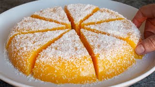 Only 3 ingredients dessert with Orange No Baking No Gelatine No Flour [upl. by Ardena]