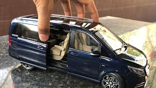 Mercedes Benz V Class 118 Diecast Model Van  Mini Luxury Van [upl. by Jacoba810]