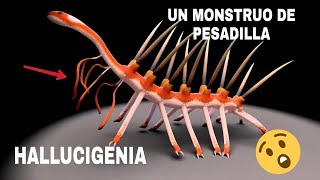 Animales Prehistóricos Asombrosos  HALLUCIGENIA [upl. by Dodwell]