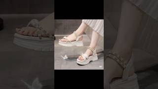 girly wedge sandals wedges sandals 2024 shorts viral [upl. by Rudy878]