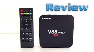 SCISHION V88 Pro TV Box REVIEW  S905X 1GB RAM 8GB ROM Androi 60 [upl. by Ambur]