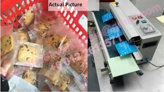 Heavy Duty Sealing Machine Plastic Seal Bag Malaysia PP PE Snack Popcorn Tight [upl. by Rudwik]