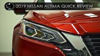 2019 Nissan Altima Quick Review  Mostly Improved [upl. by Enyehc]