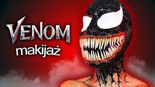 ♦ VENOM  straszny makijaż  maska na halloween ♦ Agnieszka Grzelak Beauty [upl. by Melvina723]