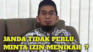 Apakah Janda Tidak Perlu Izin Dari Keluarga Untuk Menikah  Adi Hidayat [upl. by Filippo128]