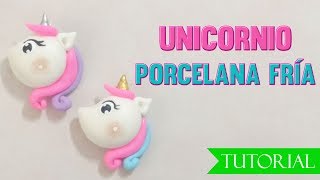 Como hacer un UNICORNIO Porcelana Fria  Pasta Flexible  DIY Cold Porcelain UNICORN [upl. by Zenas]