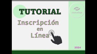 Tutorial Inscripción en Línea Conalep 2024 [upl. by Louanna]