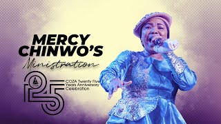 Mercy Chinwos Ministration COZA 25 Anniversary Service Celebration [upl. by Lankton78]