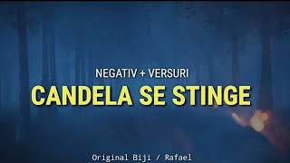 Negativ  CANDELA SE STINGE  Original BijiRafael [upl. by Allbee]