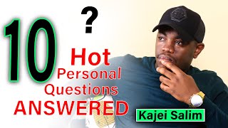 Kajei Salim  TEN HOT PERSONAL QUESTIONS ANSWERED Kajeisalim Sarafinasalim Hotseat [upl. by Wilek]