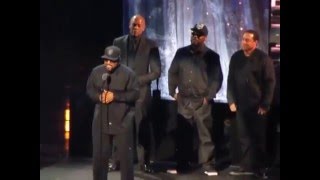 2016 Rock amp Roll Hall of Fame NWAs Complete Induction Speech pt 2Ren Cube [upl. by Nihhi877]