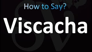 How to Pronounce Viscacha correctly [upl. by Yrruc]