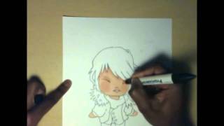 Letraset Promarker Marker Tutorial  Light skin tones [upl. by Cardon]