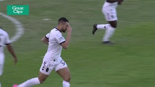 Riki Alba with a Goal vs FC Tulsa [upl. by Lyudmila999]