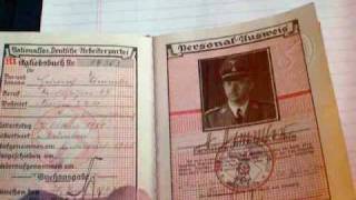 Identification papers of Heinrich Himmler  Personal Nazi Ausweis von Heinrich Himmler [upl. by Oys882]