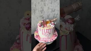 Pink Drip Cake The Amateur Baker [upl. by Annav]