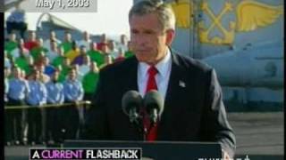 Bush quotMission Accomplishedquot  REAL Speech [upl. by Aronel]