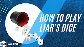 How to Play Liars Dice [upl. by Yehc222]