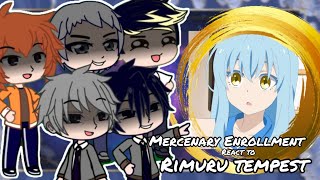 Mercenary Enrollment React To Rimuru Tempest  Gacha Reaction  Rimuru Is So Cute [upl. by Arlynne]