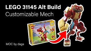 Lego Creator 31145 Alternate Build  Customizable Mech [upl. by Reivaj]