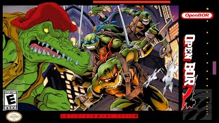 Teenage Mutant Ninja Turtles  Recolored amp Extended 4 Player Coop Playthrough OpenBORTMNTNESSNES [upl. by Nallid]