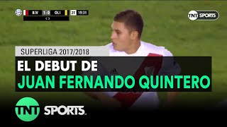 Así fue el debut de Juan Fernando Quintero en River Plate [upl. by Rosmarin801]