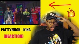 PRETTYMUCH  Lying Official Video ft Lil Tjay REACTION 🔥🔥 [upl. by Airelav]