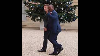 French President Macron meets with President Embalo of Guinea Bissau [upl. by Laamaj]