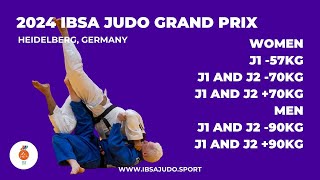 IBSA Judo Grand Prix Heidelberg GER 2024  Day 2 Mat 1 [upl. by Madalena]