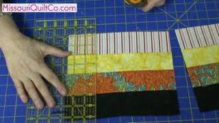 Fence Rail Quilting Block  Beginner Block Quilting Series [upl. by Fagin602]