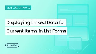 Displaying Linked Data for Current Items in List Forms [upl. by Enait277]