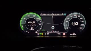 Audi etron 55 2022 Launch Control 408 ps 0100 kmh acceleration [upl. by Nosnej885]