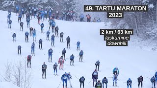 49 Tartu Maraton 2023  first 2km  leia ennast find yourself [upl. by Arayk]