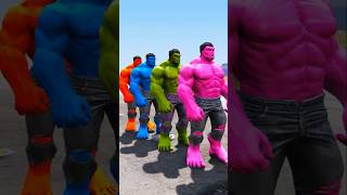 GTA V HULK BROTHERS VS RED HULKS KILLING CHALLENGE shorts gta5 [upl. by Danas908]